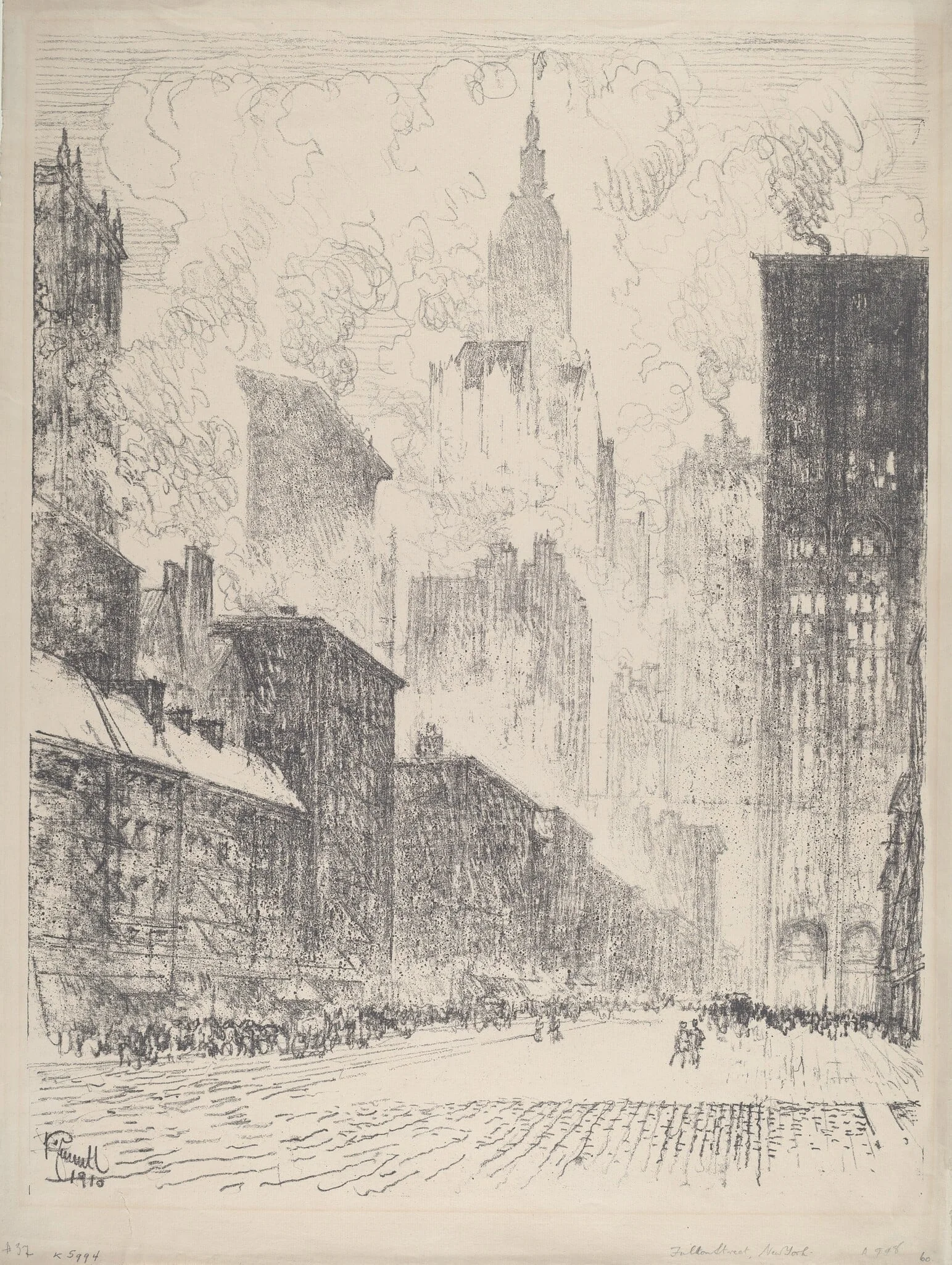 From Fulton Street, detail