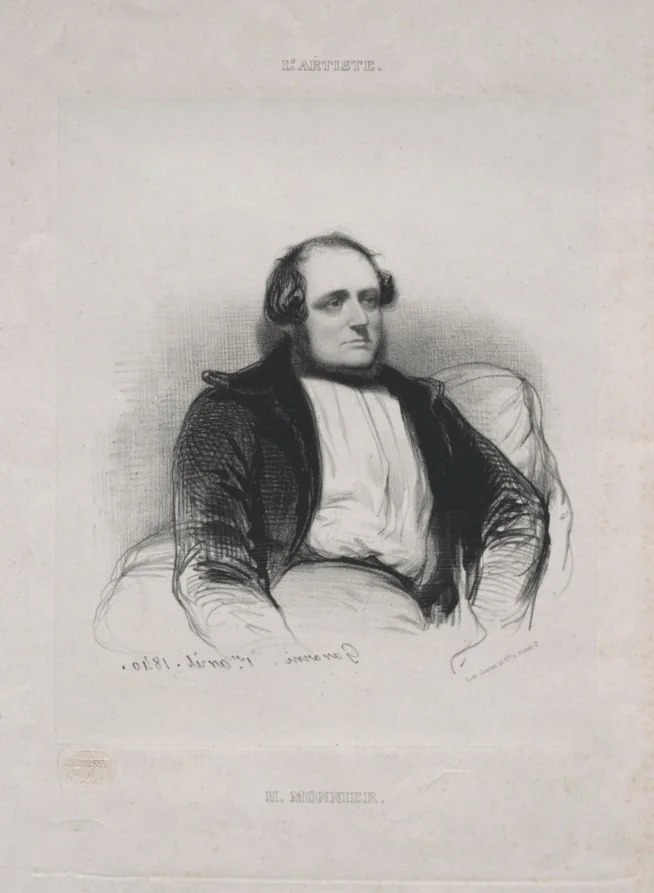 Henri (Bonaventure) Monnier, detail