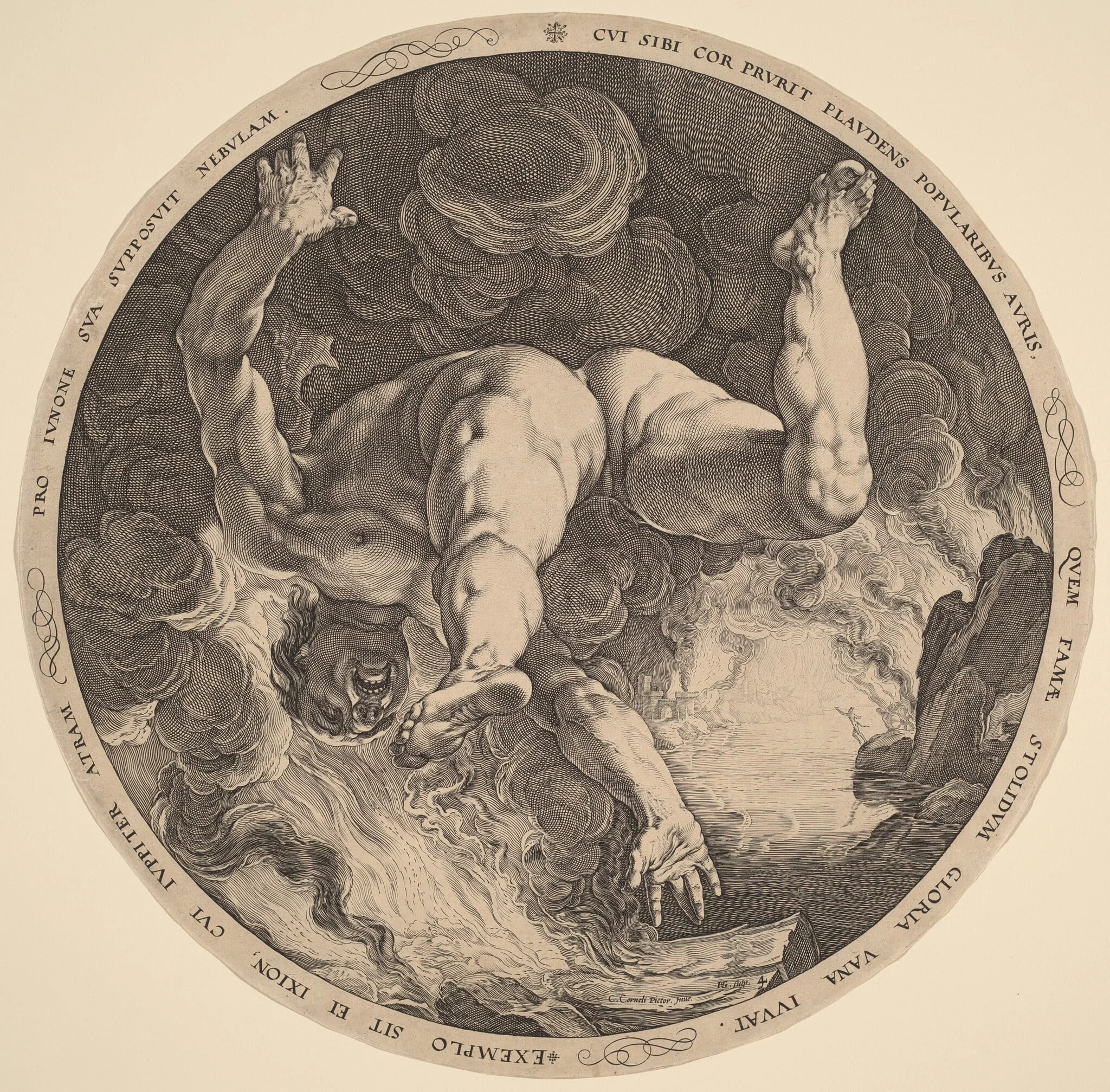 Ixion, detail