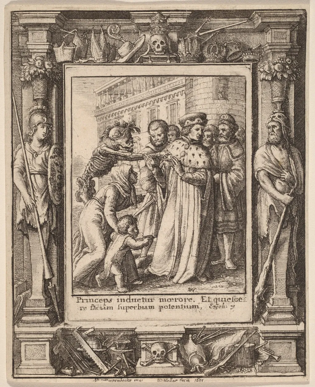 Duke, by Wenceslaus Hollar, ink, 1651