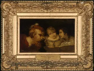 The Quartet, by William Perkins Babcock, unspecified, 1861