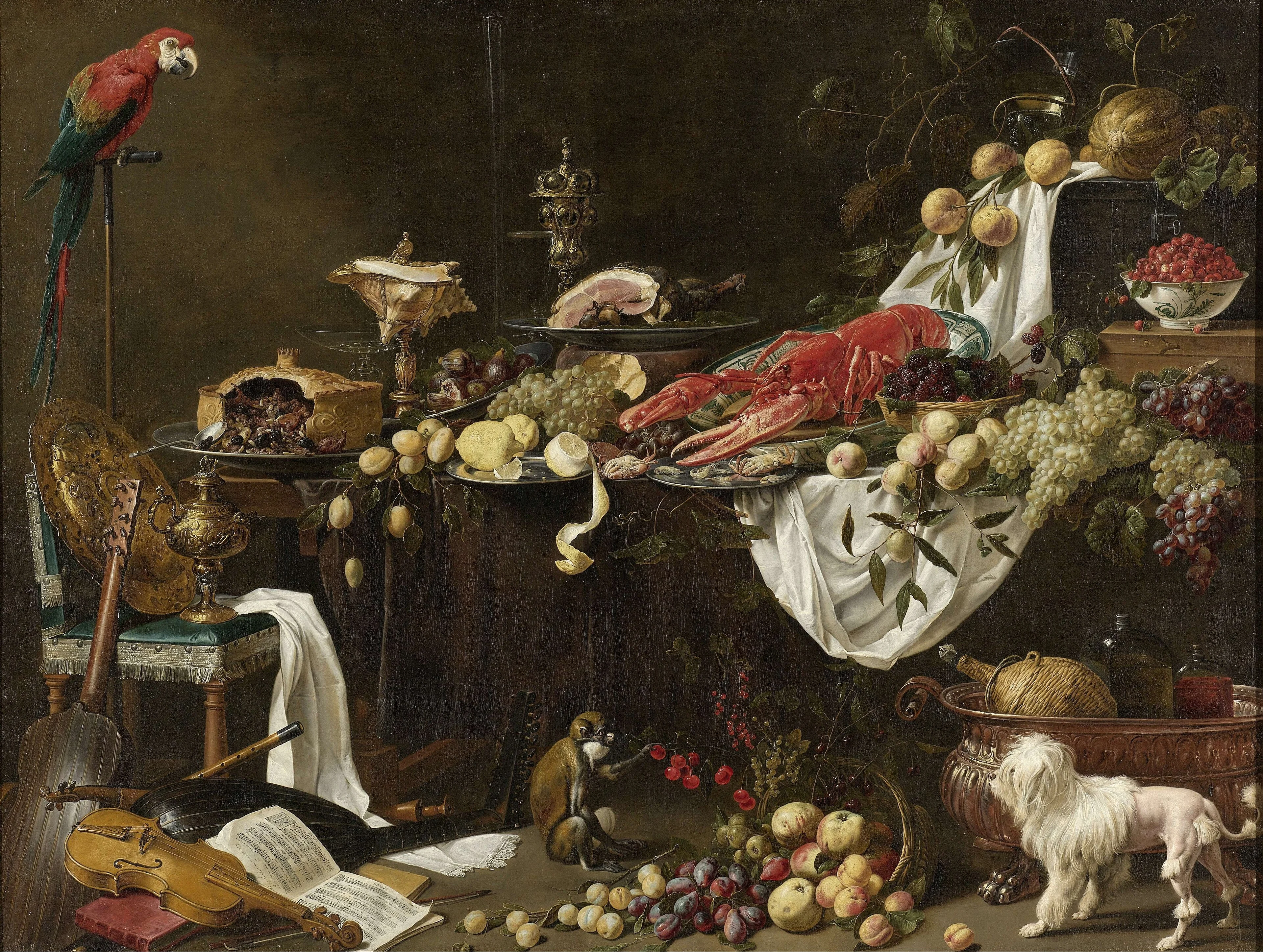 Banquet Still Life, detail
