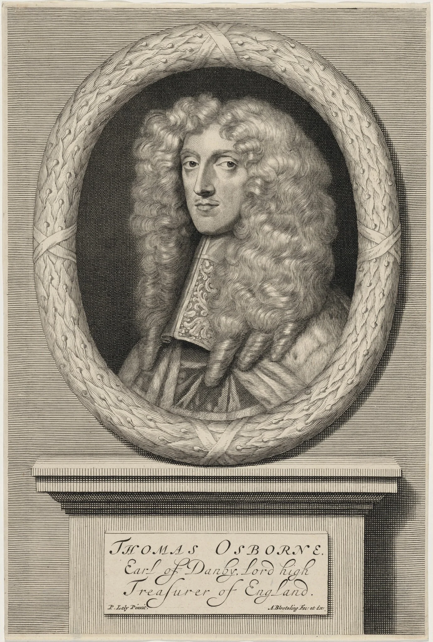 Thomas Osborne, First Duke of Leeds, detail