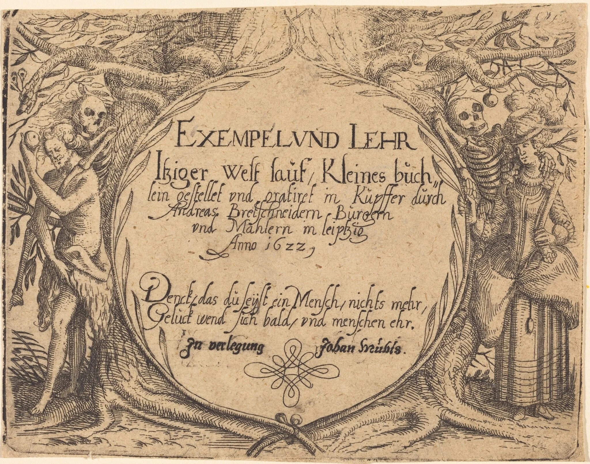 Exempel und Lehr Jetziger Welt Lauf, detail