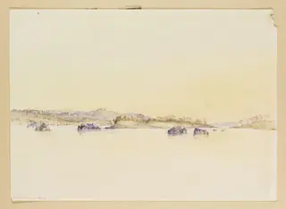Asouan and Elephantine, by Maria Harriett Mathias, watercolor, 1857