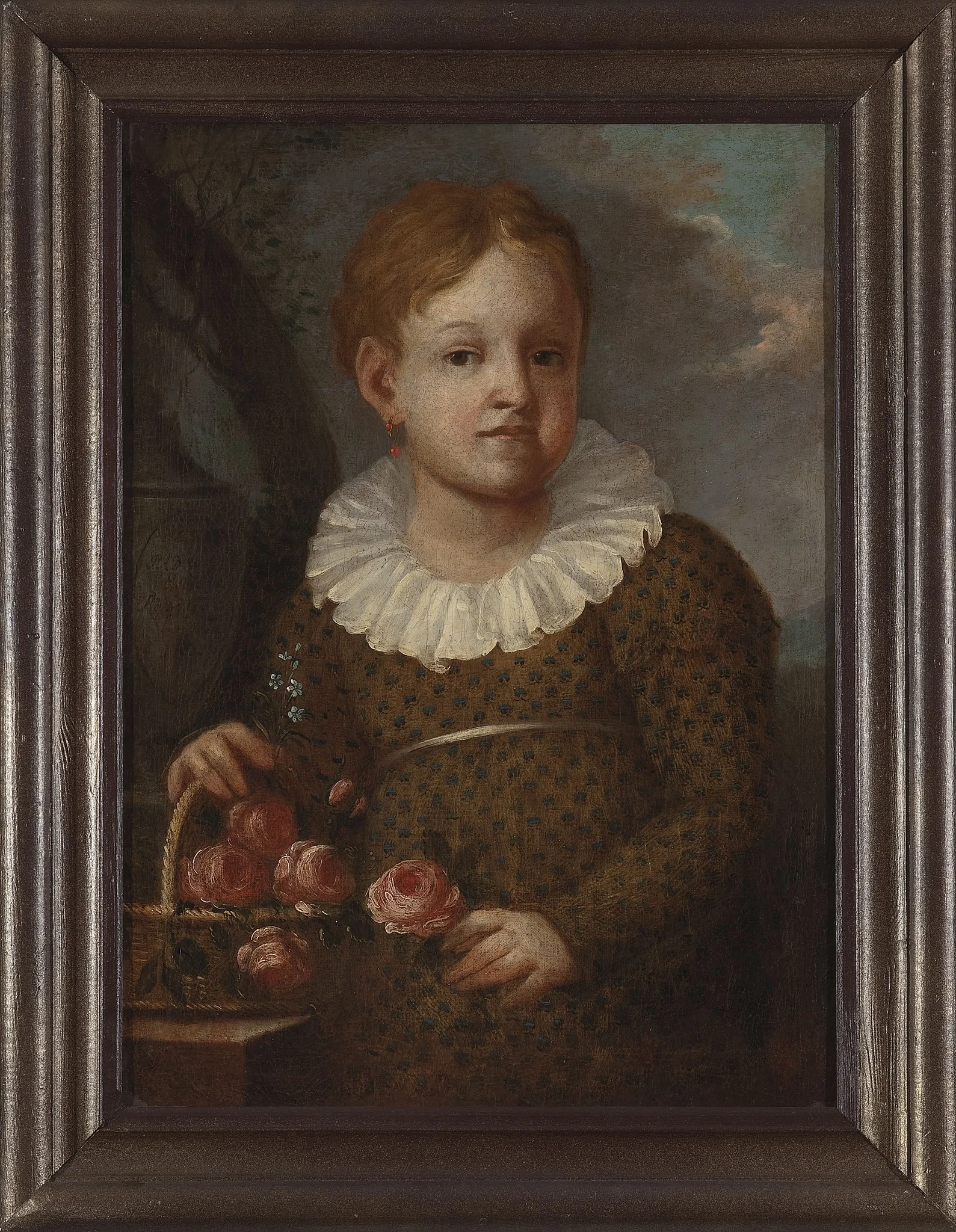 Posthumous portrait of Elżbietka Pade (1811–1818), daughter of Elżbieta and Marcin, detail