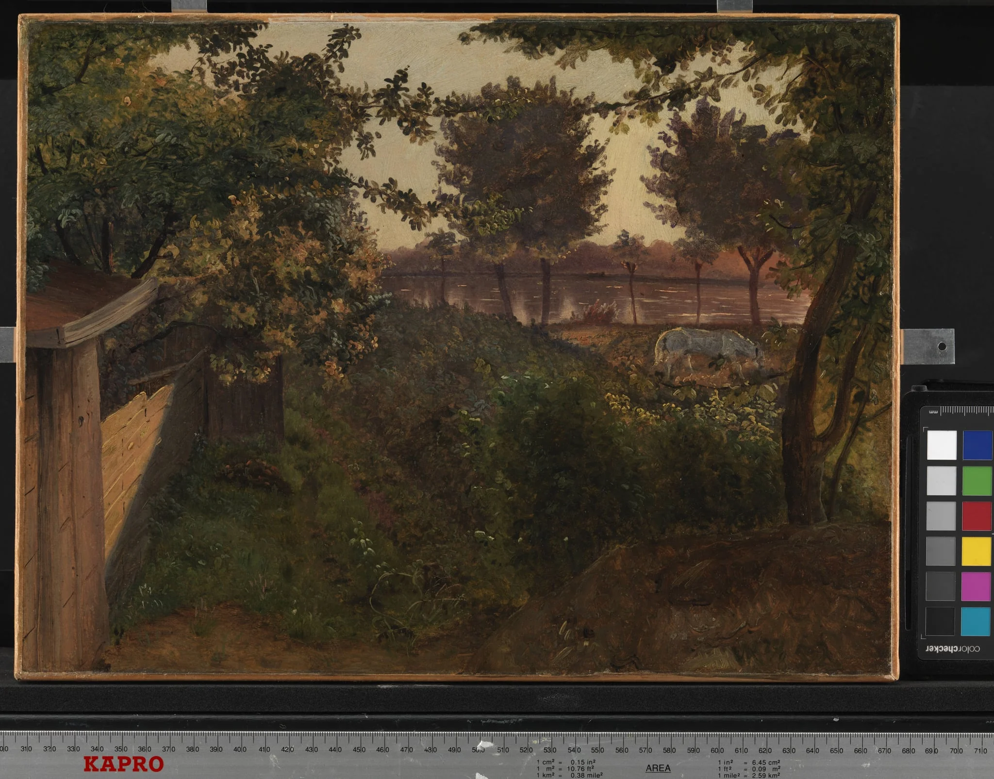 Evening on a Rocky Shore. View from Monte Sant'Angelo, detail