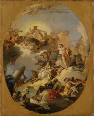 The Apotheosis of the Spanish Monarchy, by Giovanni Battista Tiepolo, oil, 1764