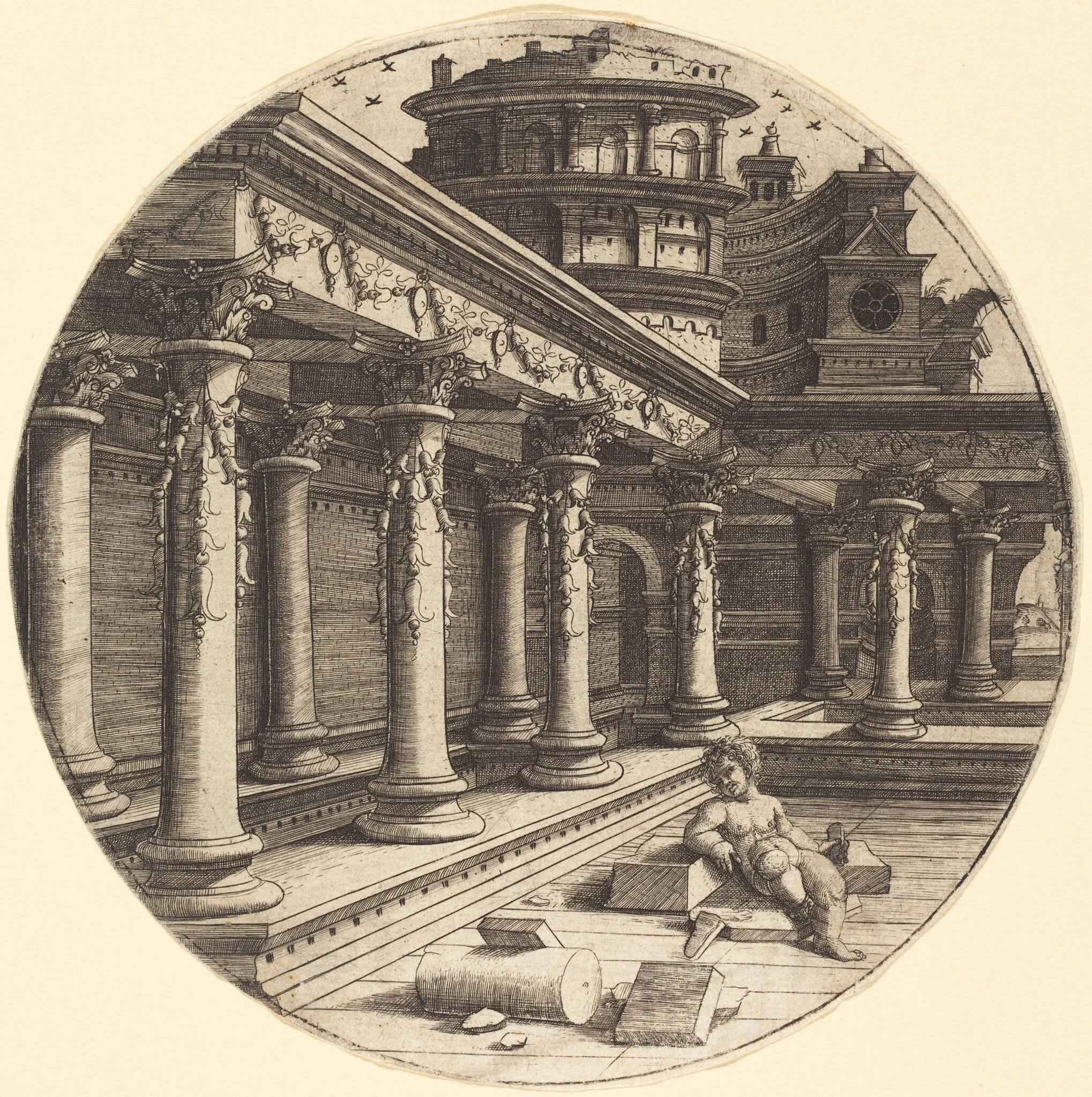 The Infant in the Gallery, detail