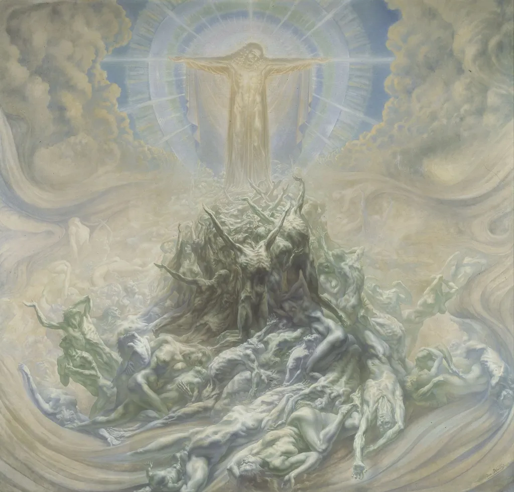 L'Homme-Dieu, by Jean Delville, oil, 1901