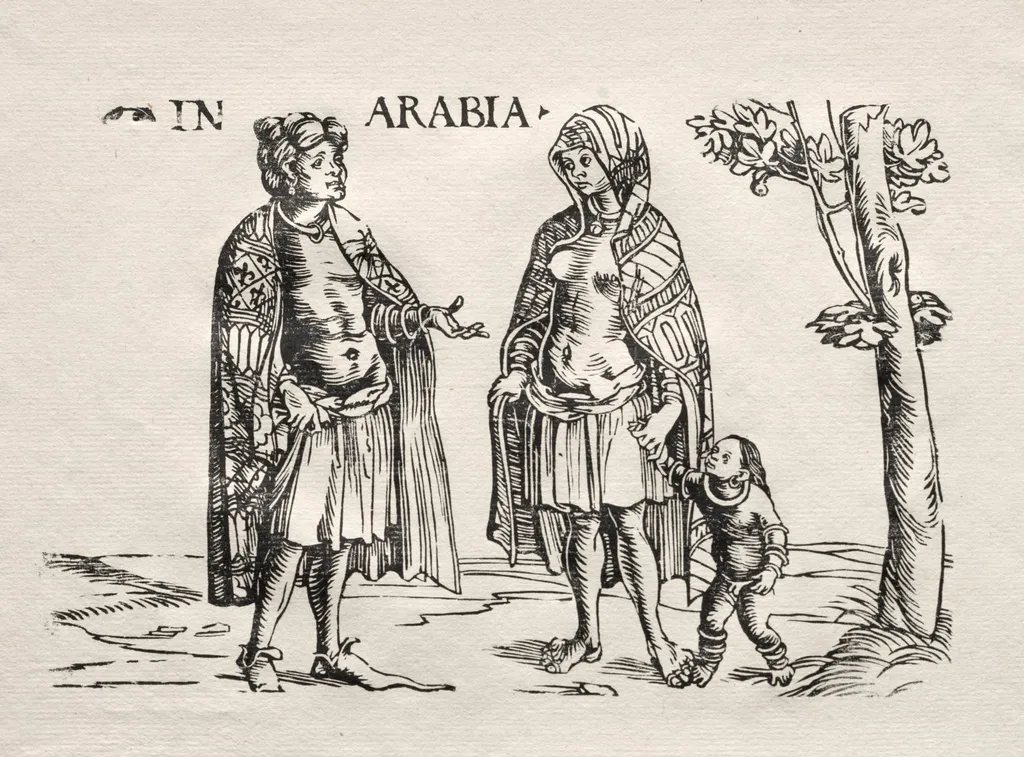 Natives of Arabia and the Indies, by Hans Burgkmair I, 1512