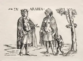 Natives of Arabia and the Indies, by Hans Burgkmair I, 1512