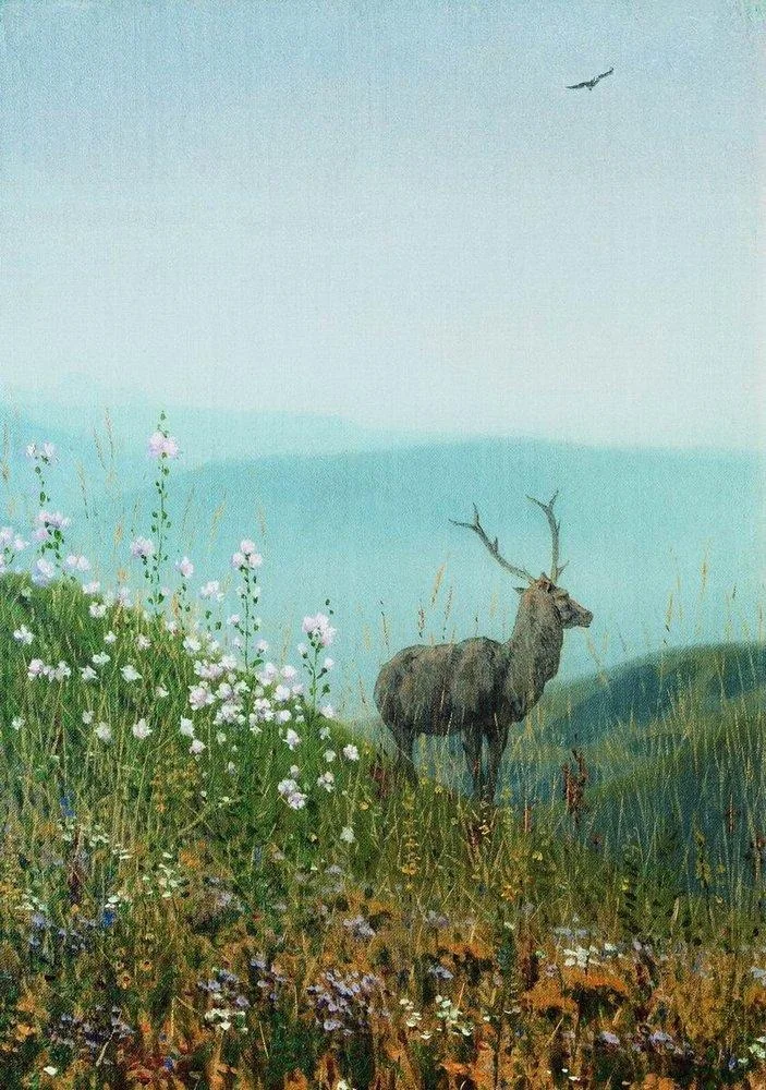 In the Alatau Mountains, detail