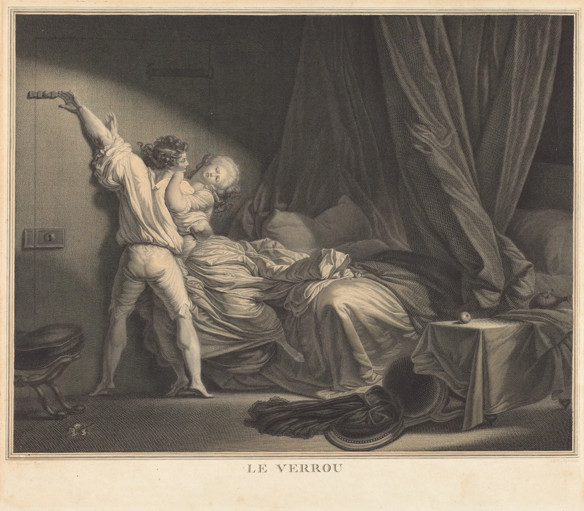 Le Verrou, detail