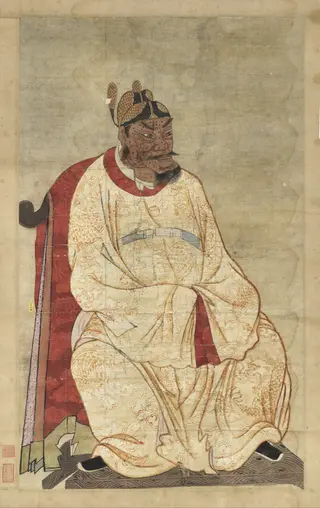 明太祖坐像（四）　軸