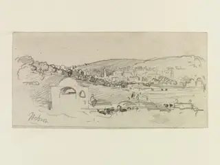 Hebron, by Hercules Brabazon Brabazon, watercolor, 1860