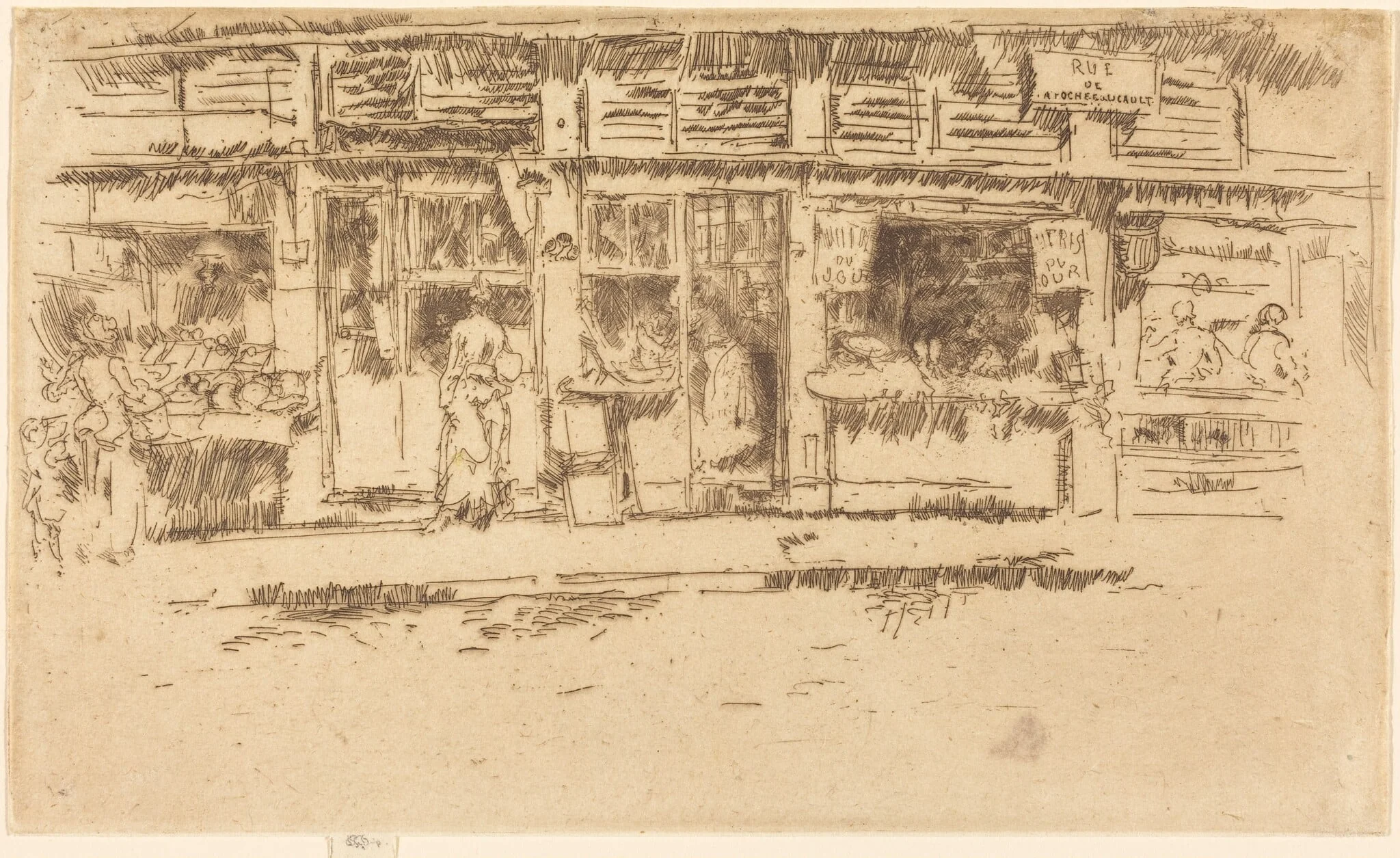 Rue de la Rochefoucault, detail