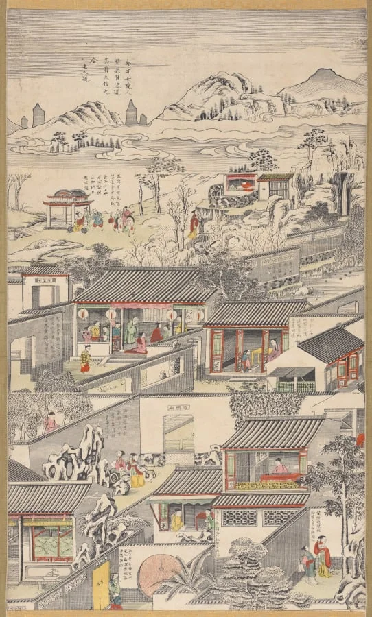 Part of Story of The Western Chamber, detail