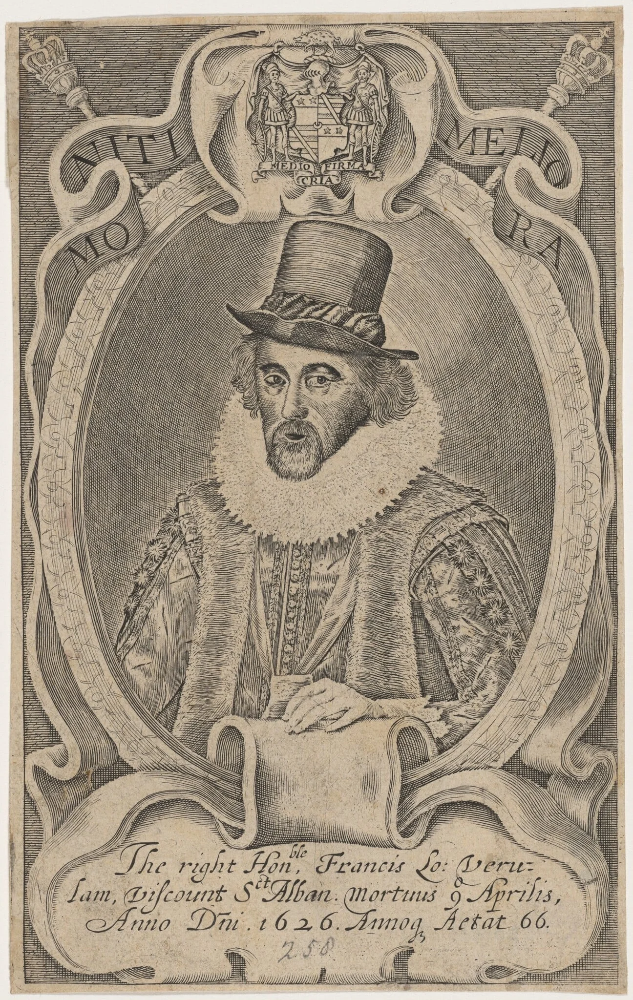 Sir Francis Bacon, detail