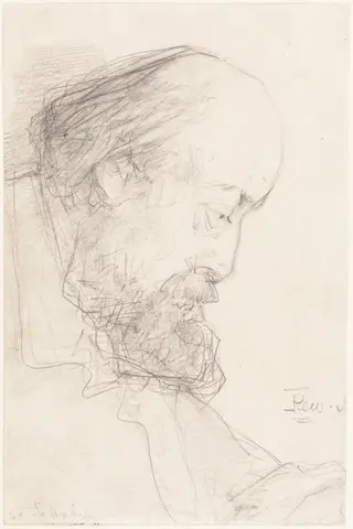 Griff, by Francis Seymour Haden, graphite, 1864