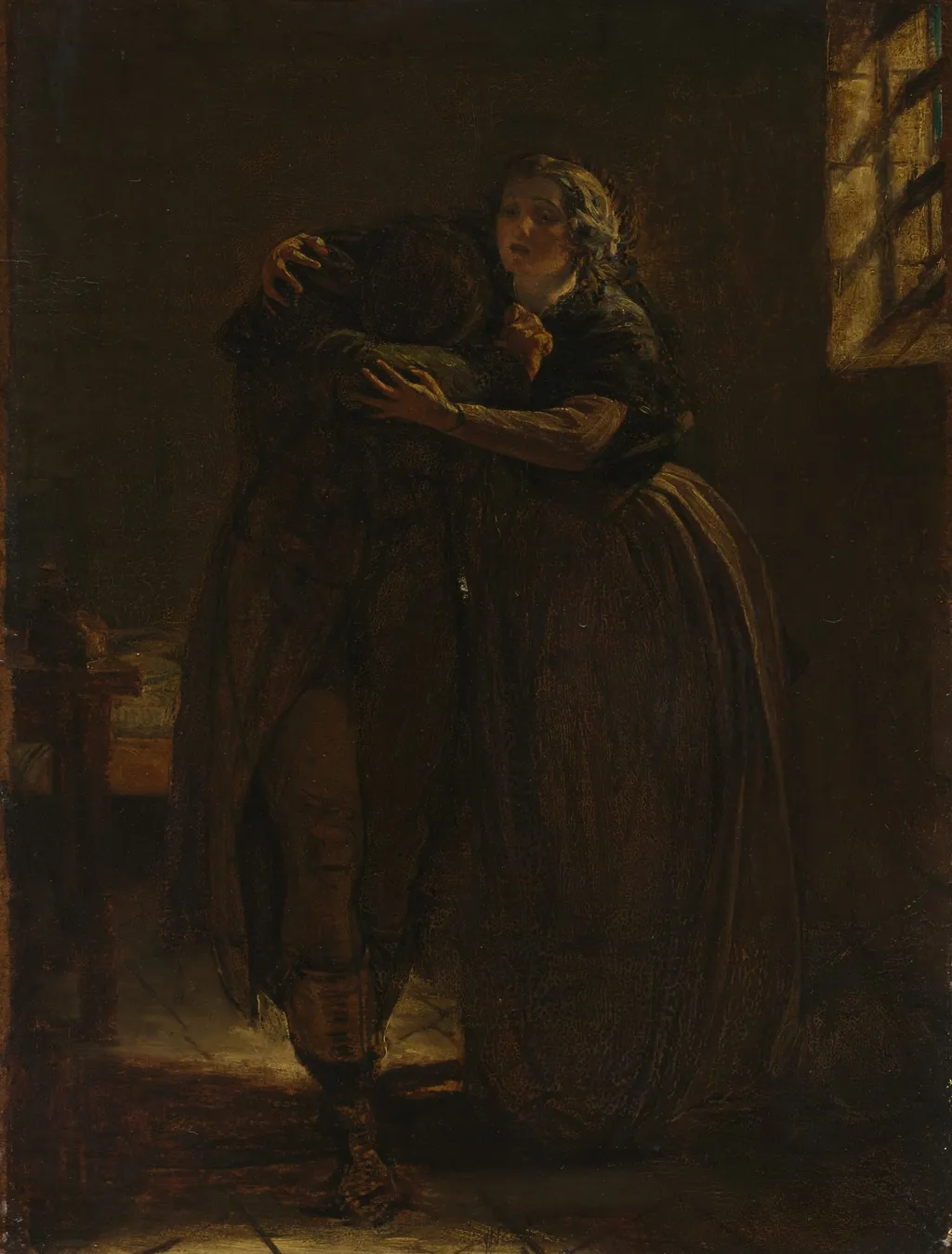 Study for "Come Rest in this Bosom my own Stricken Dear", by Augustus Egg, unspecified, 1804