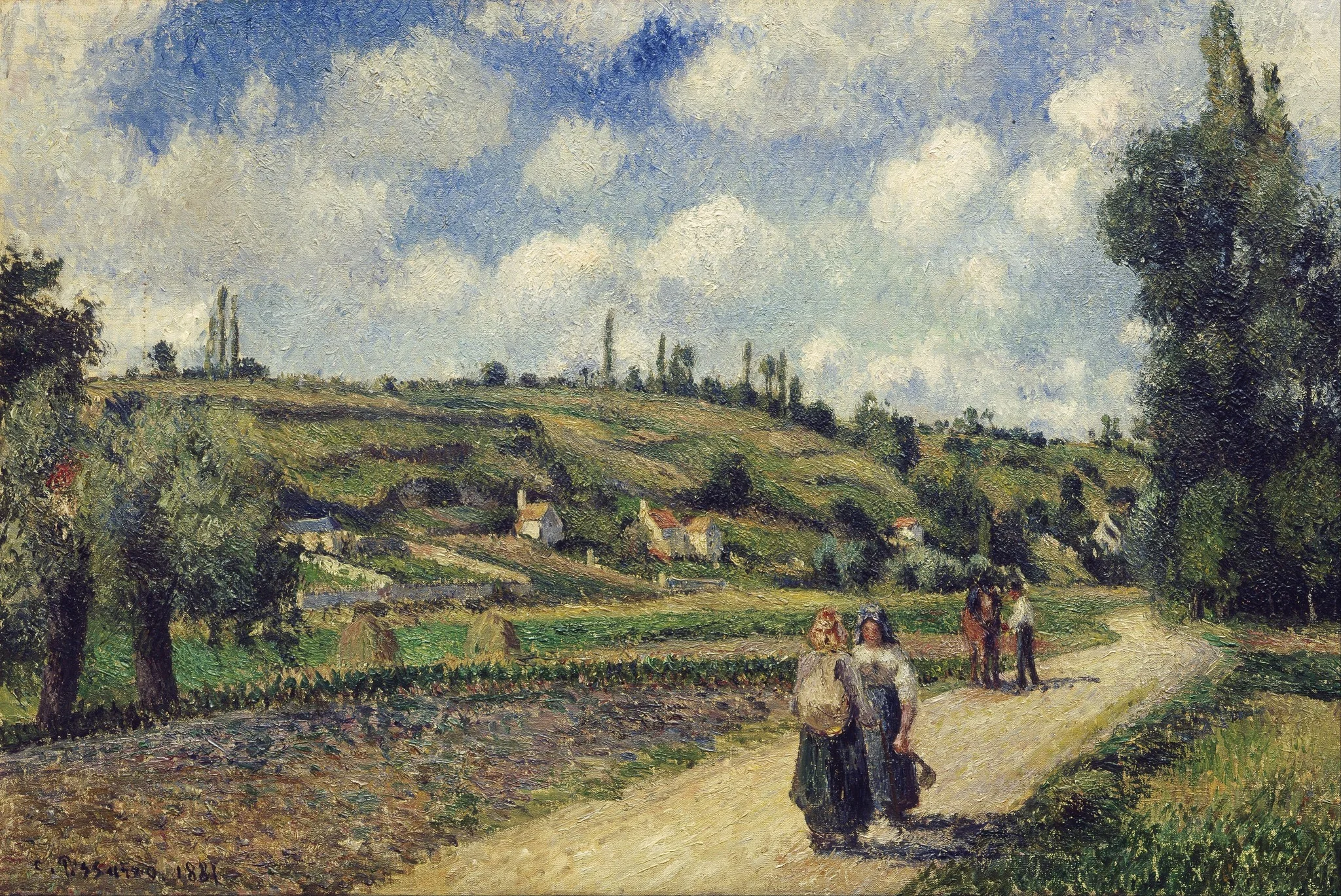 Côte du Valhermeil, Auvers-sur-Oise, detail