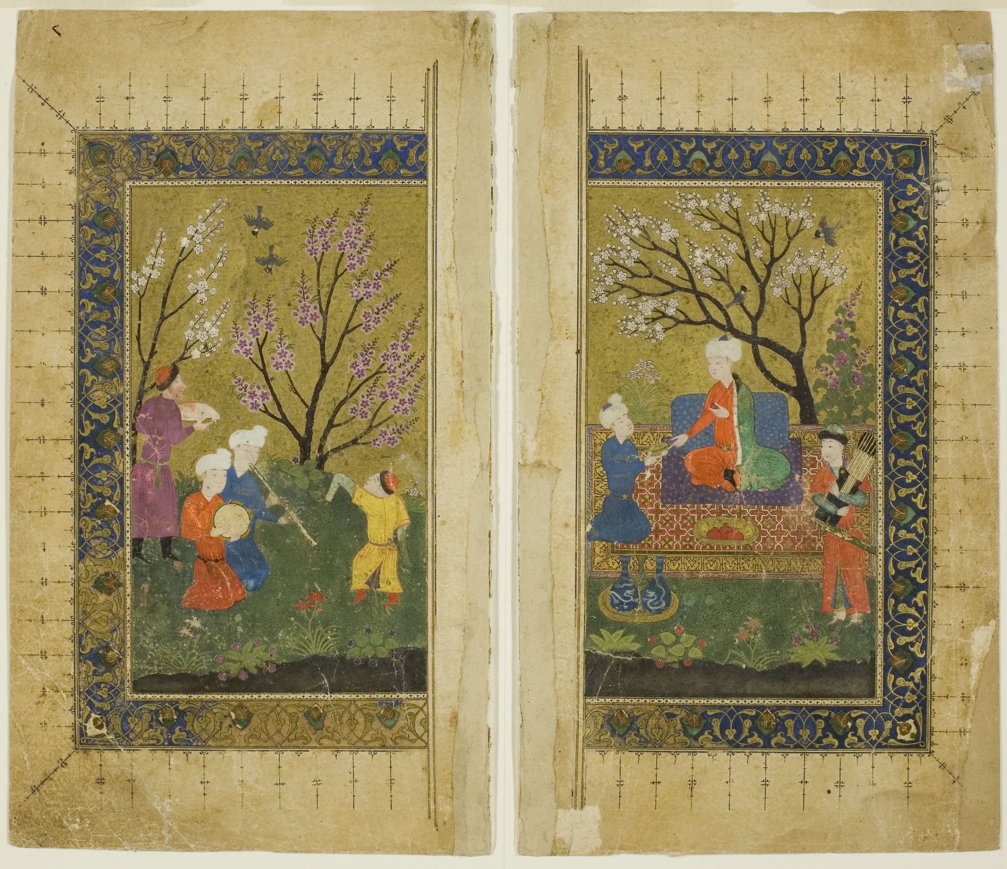 Garden Scene, detail