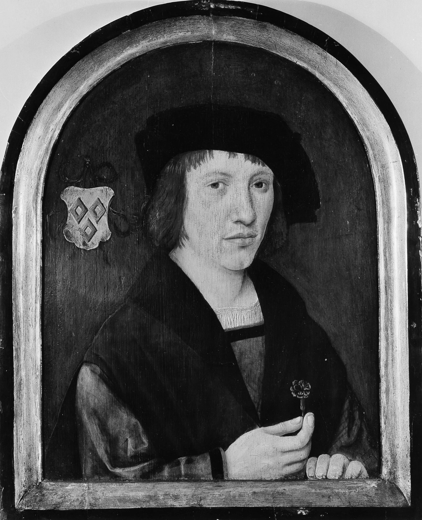 Portrait of a Young Man of the Van Steynoert Family, detail