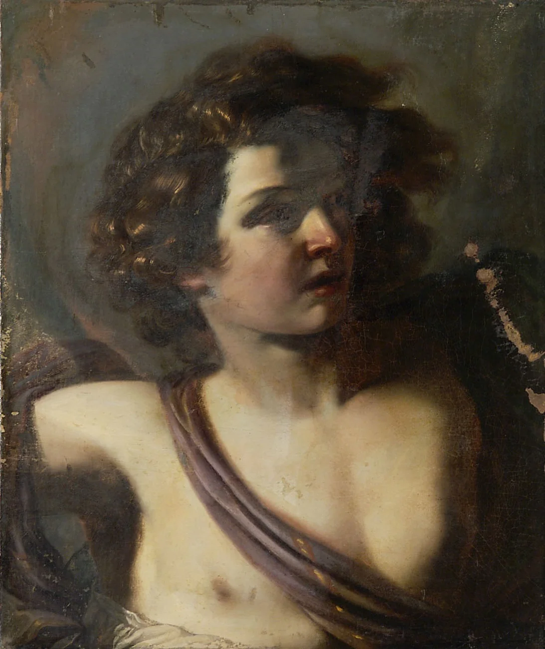 Jüngling, detail