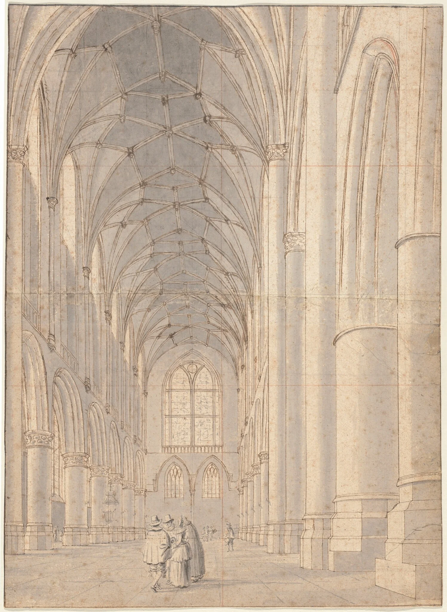 Interior of Saint Bavo's Church, Haarlem, detail