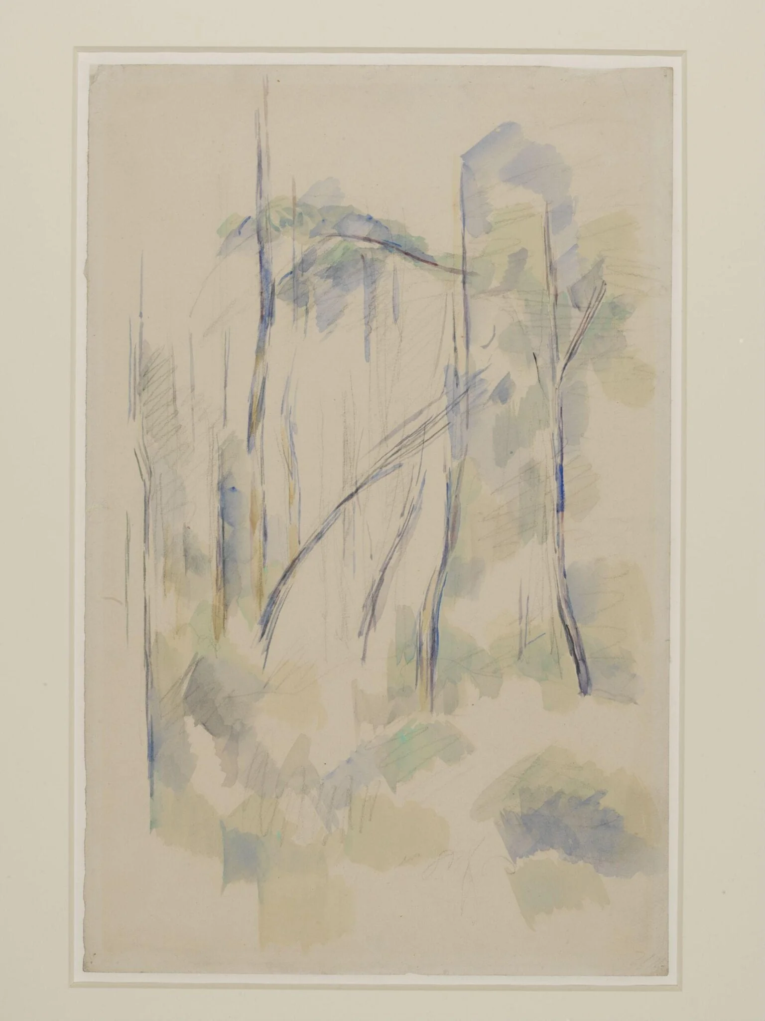 Study of Trees (Sous Bois), detail