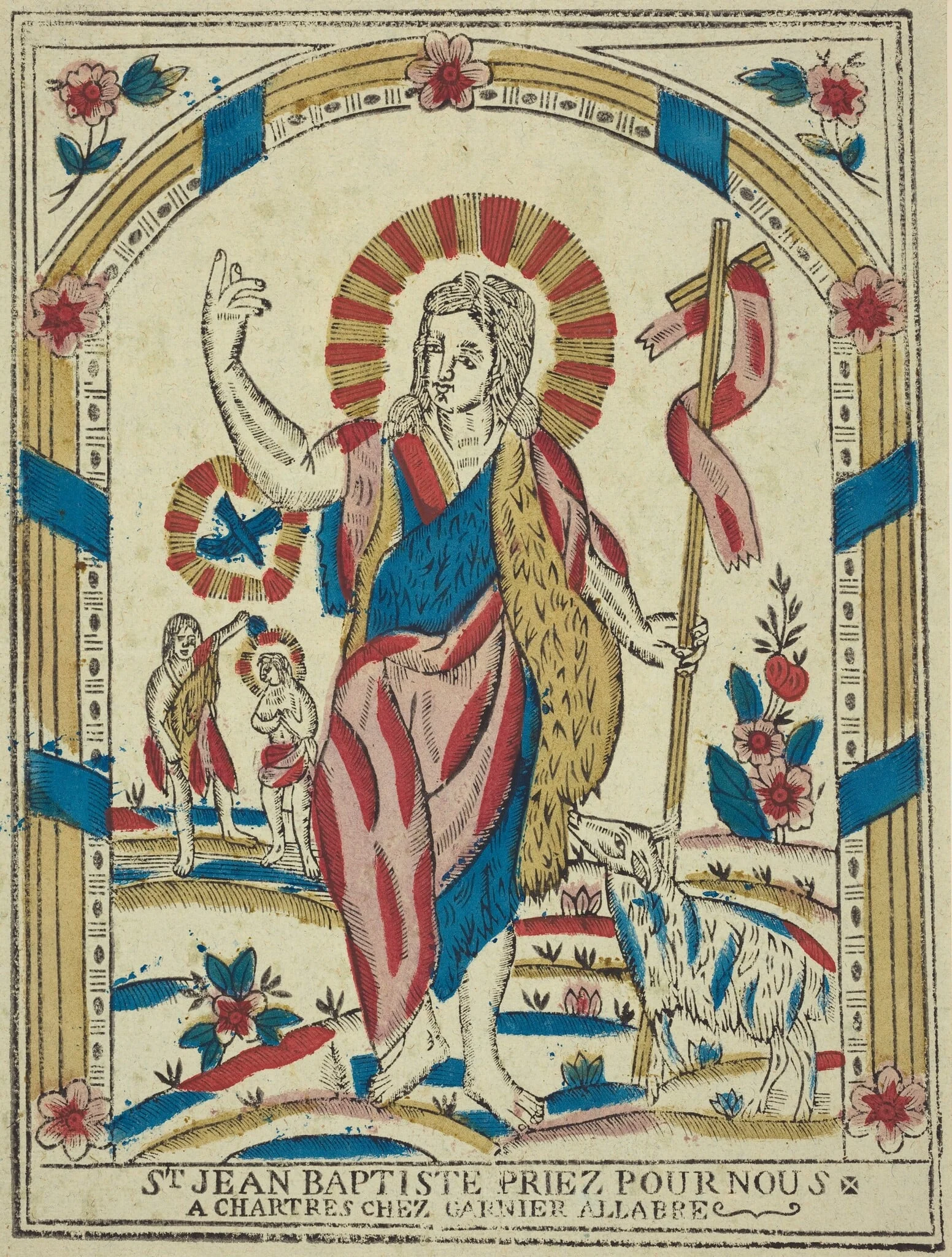 Saint John the Baptist Pray for Us, detail