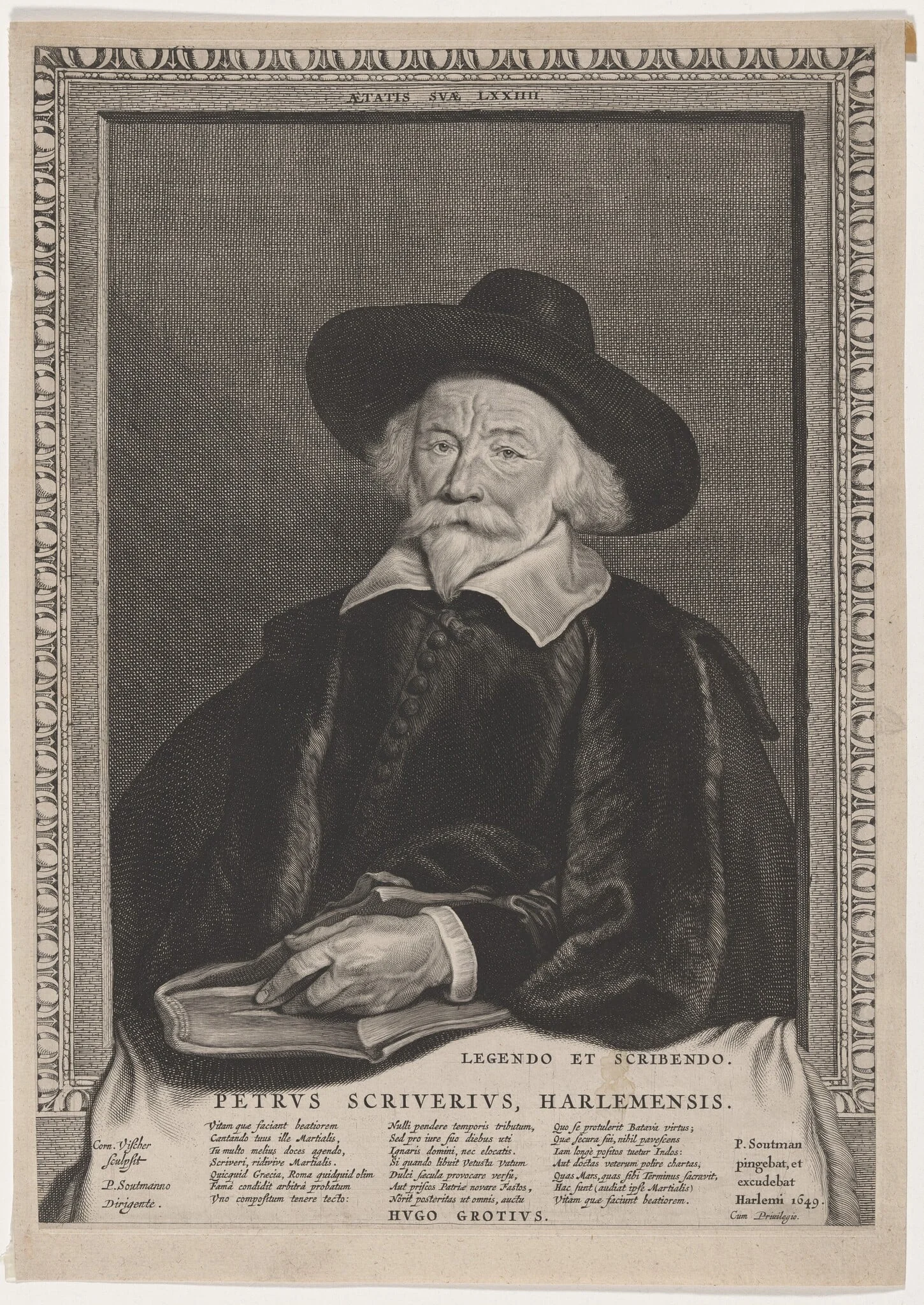 Peter Scriverius, Dutch Historian, detail