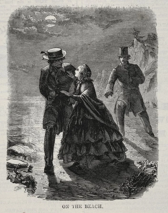 On the Beach, detail