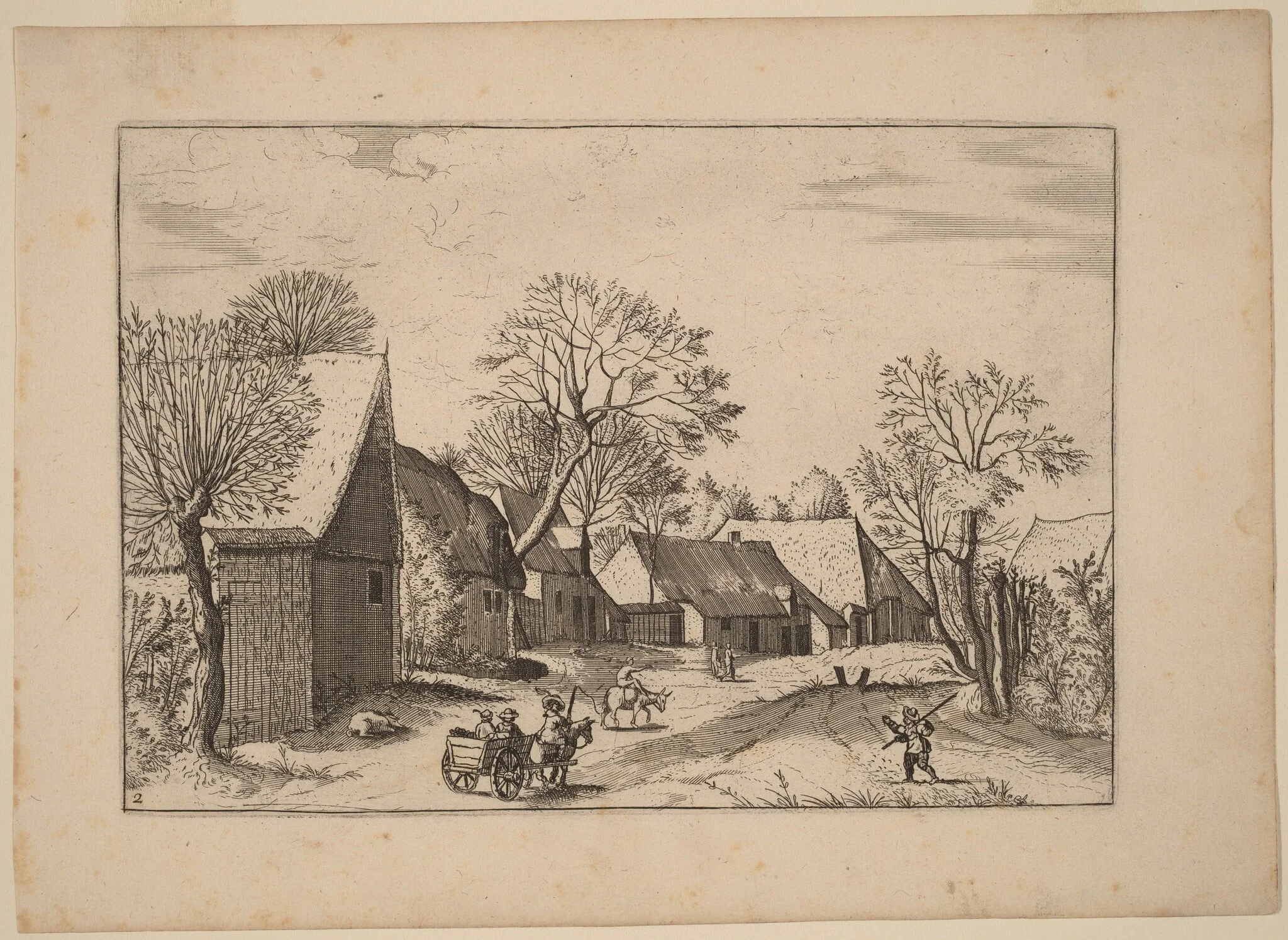 Farms and Shed, detail