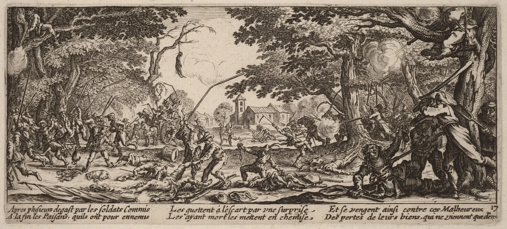 The Peasants Avenge Themselves, detail