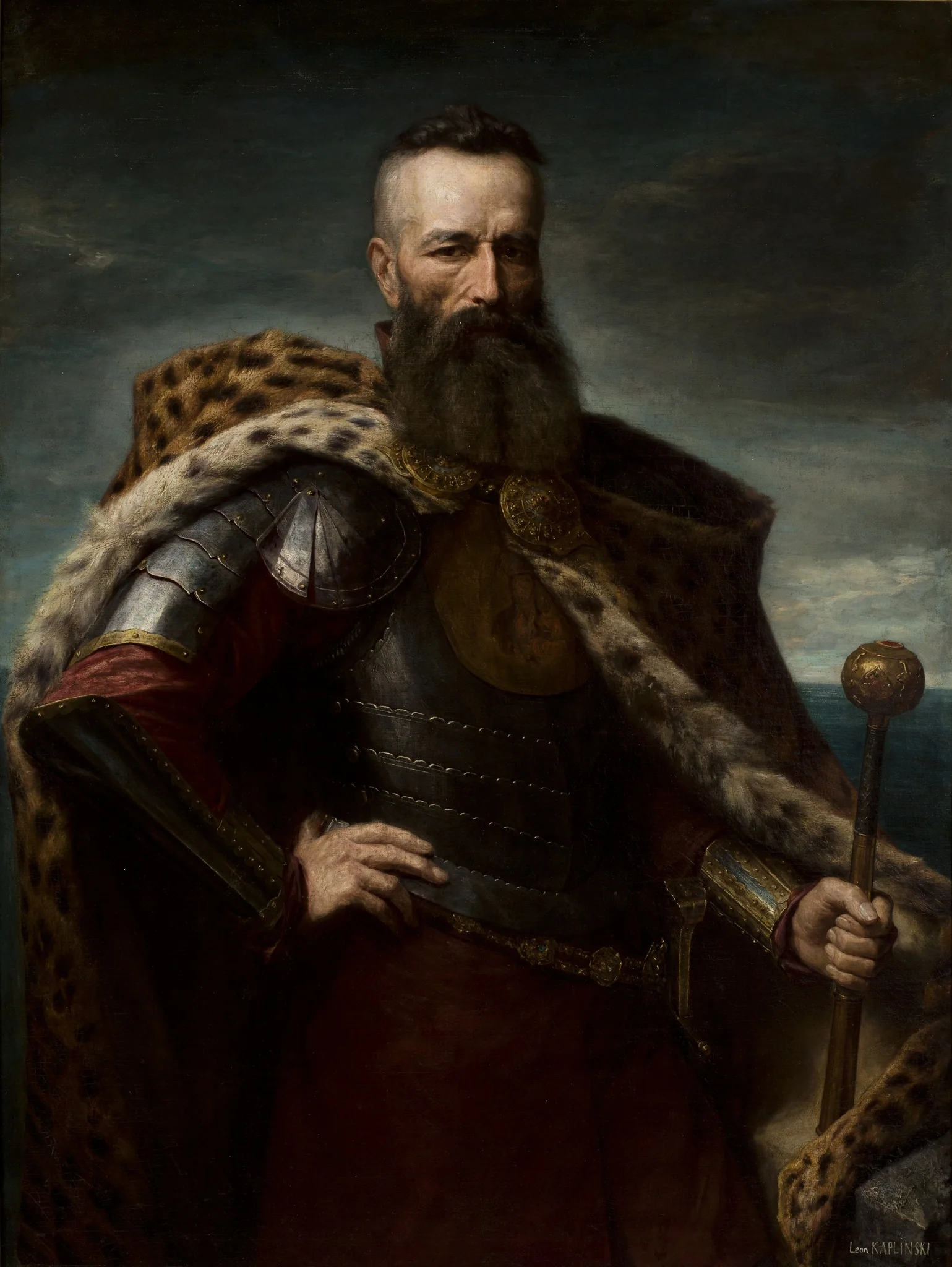 Hetman Stefan Czarniecki, detail