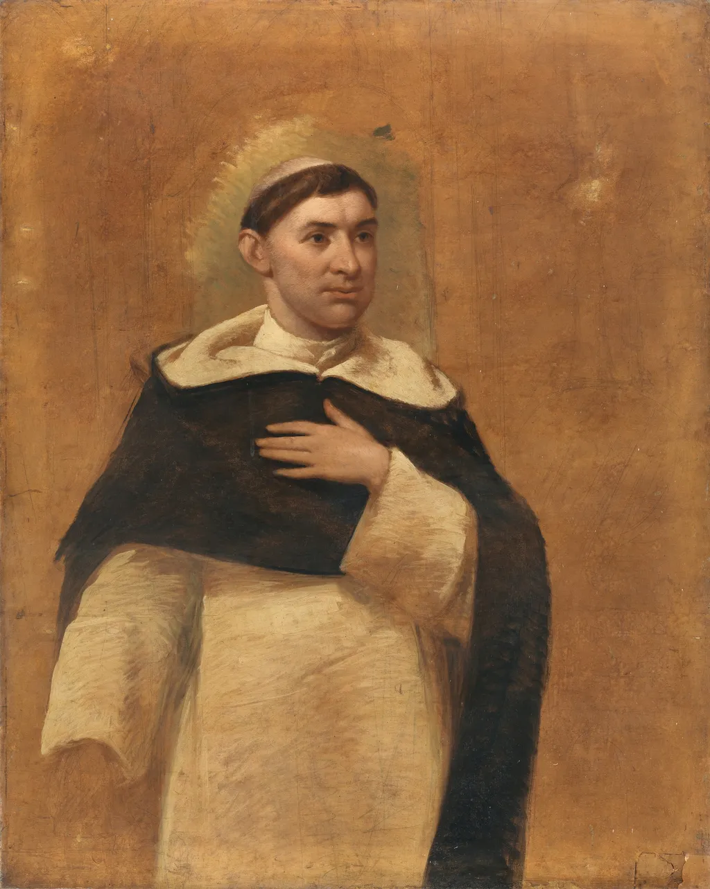 Portrait of Reverend Thomas Burke (1830-1883), by George Francis Mulvany, oil, 1849