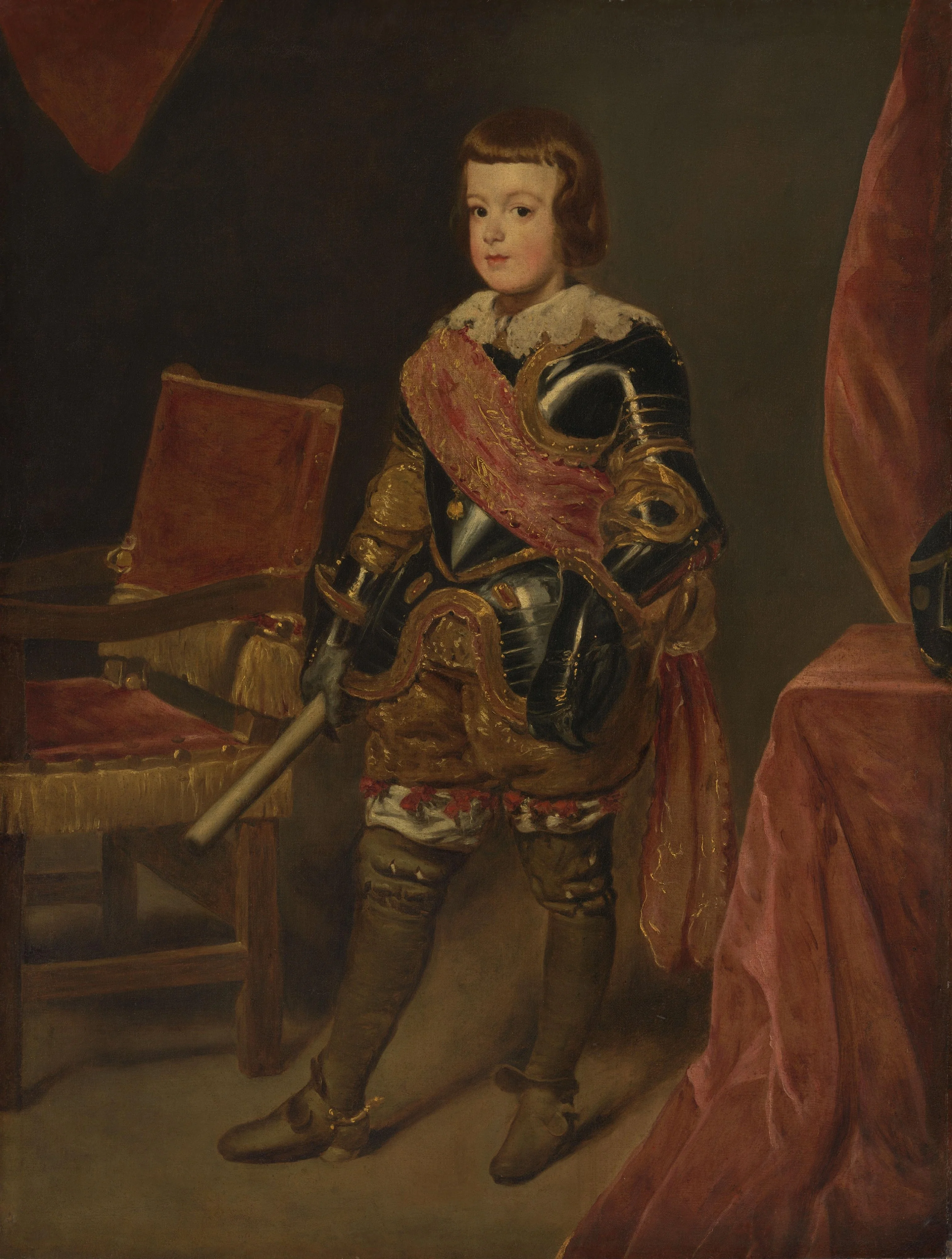 Portrait of Infante Balthasar Carlos, detail
