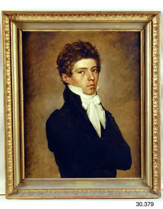 Portrait of a Man, by Antoine-Jean Gros, oil, 1813