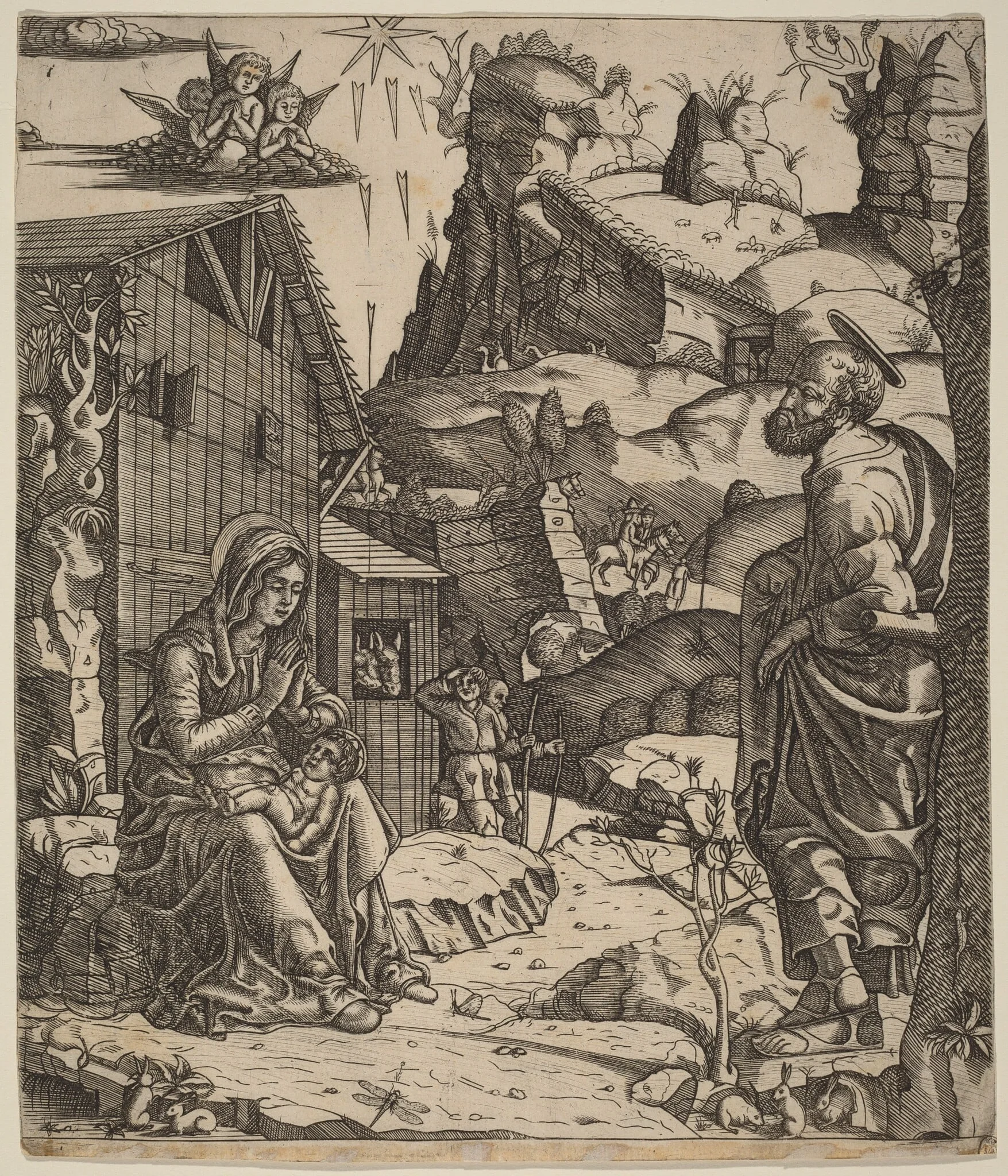 The Nativity, detail