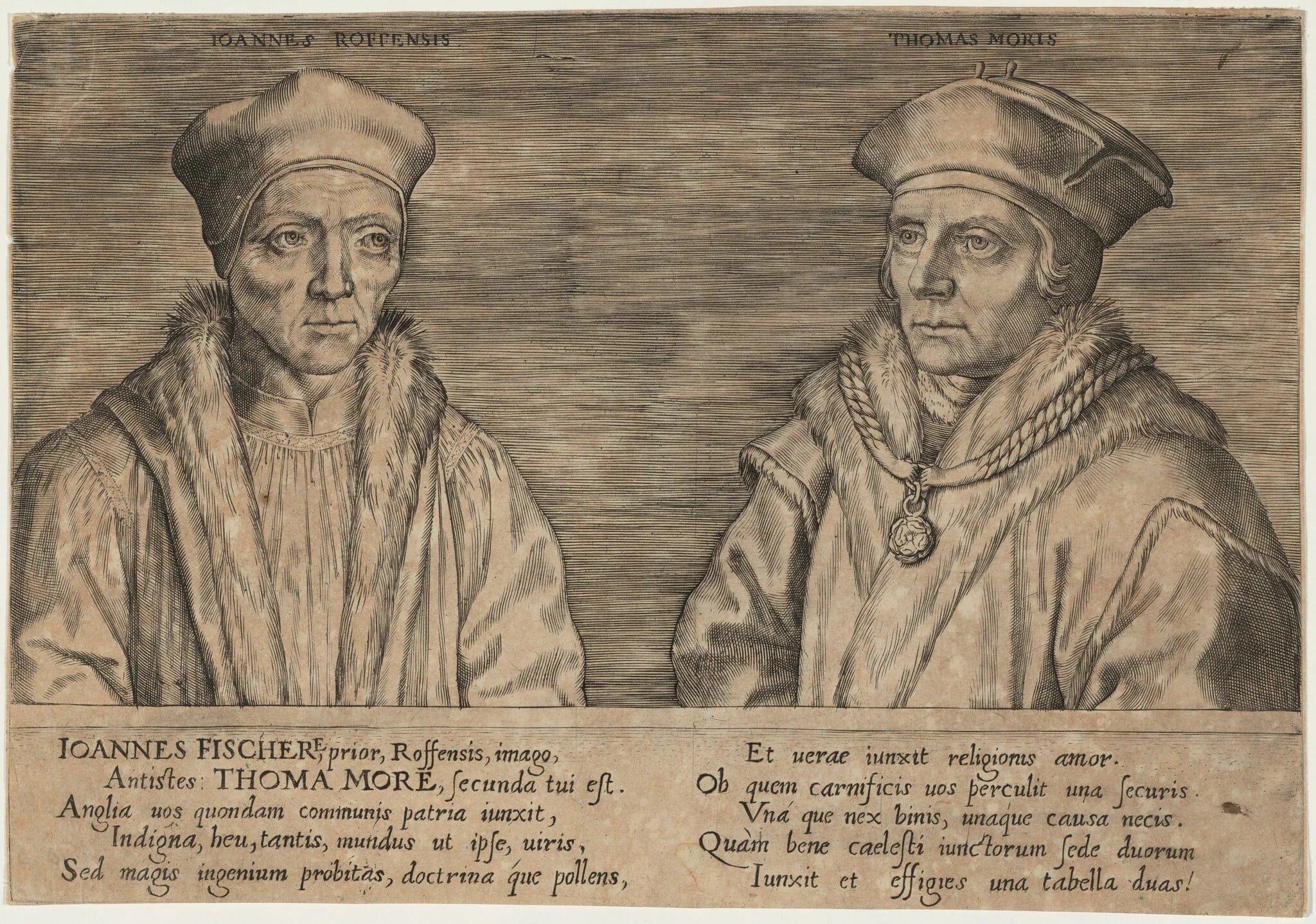 John Fisher and Sir Thomas More, detail