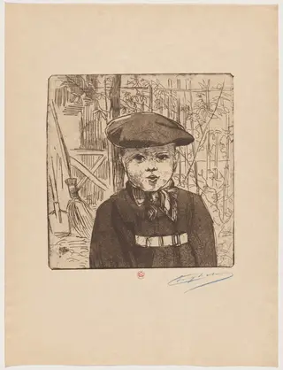 Le petit épicier (Chandlery), by Eugène Delâtre, ink, 1895