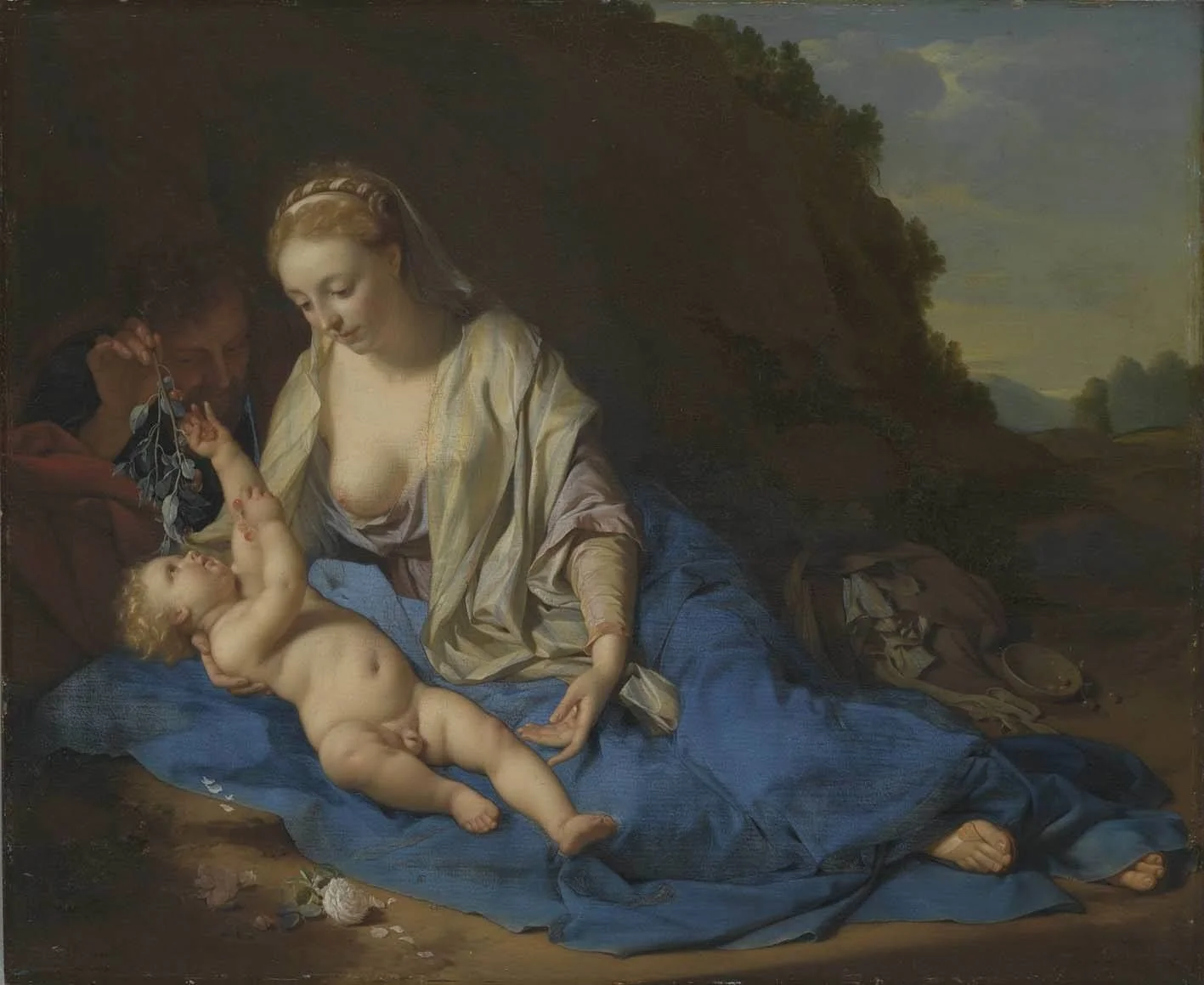 Rest on the Flight into Egypt, detail