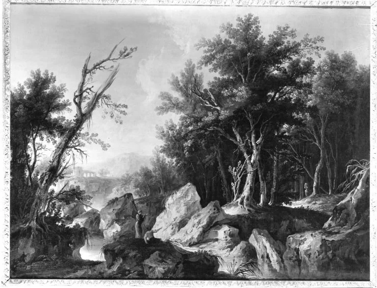 Felsenlandschaft (Art des), detail