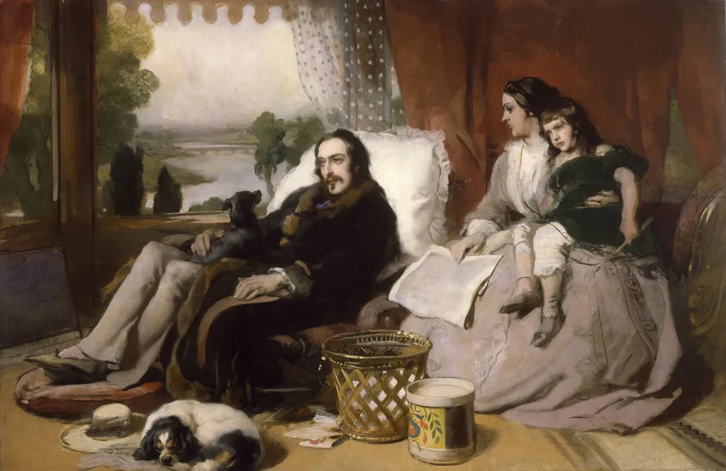 Members of the Sheridan Family, by Edwin Landseer, oil, 1847