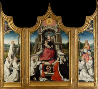 The Le Cellier Altarpiece, by Jehan Bellegambe, oil, 1509