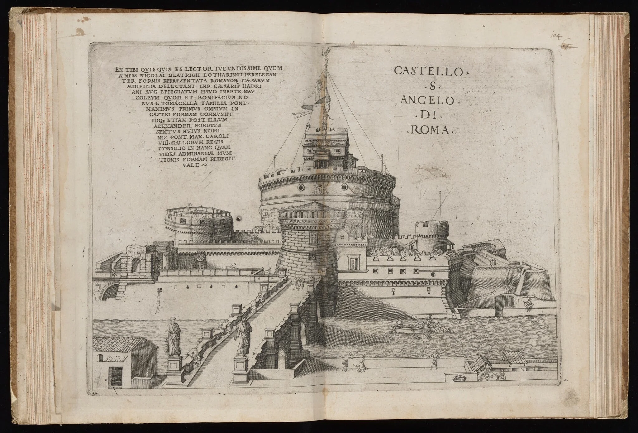 Castello S. Angelo di Roma [Castel Sant'Angelo in Rome], detail