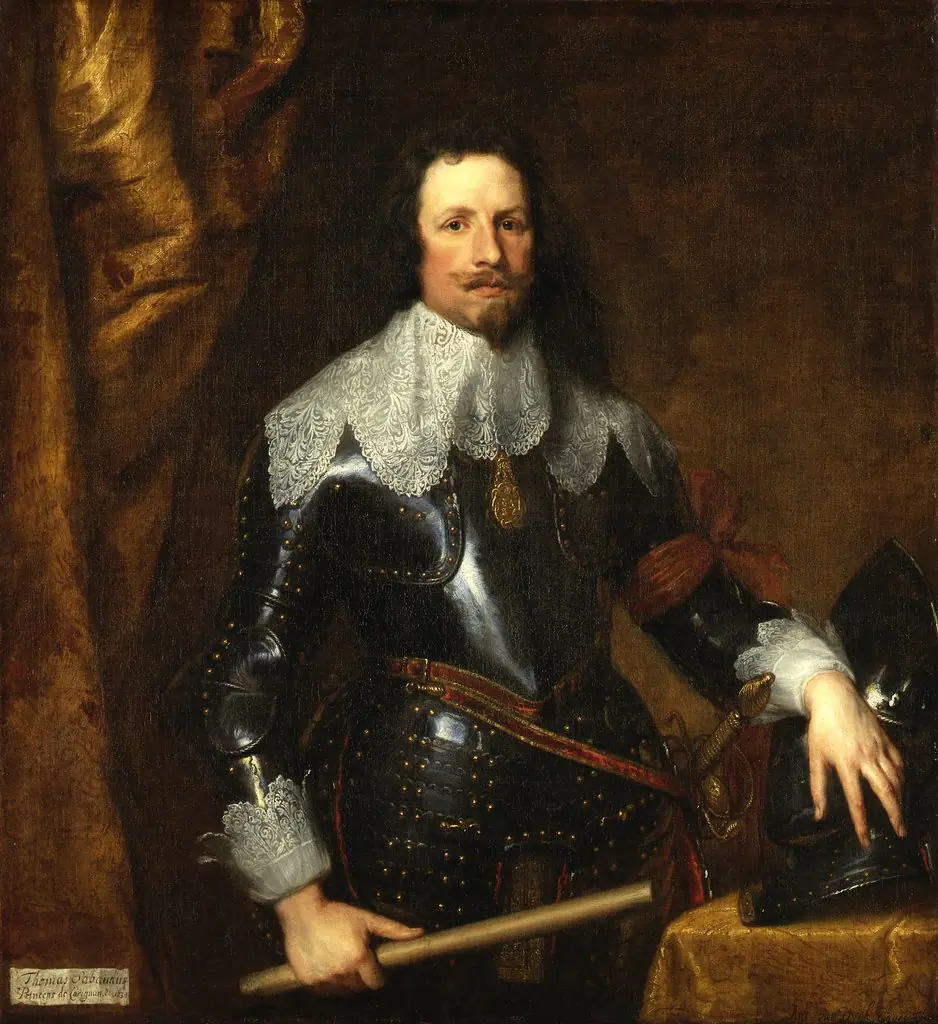 Portrait of Tomaso di Savoia-Carignano, by Anthony van Dyck, oil, 1634