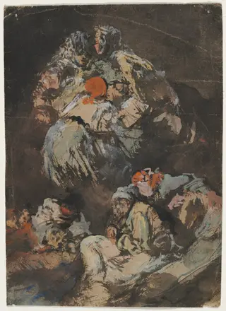 Figures, by Lucas Velázquez, 1855